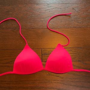 Hot pink bikini top